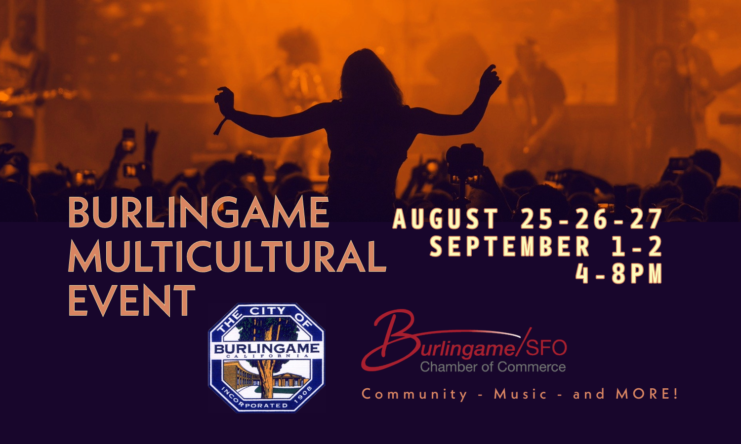 Burlingame Multicultural Festival August 2527 & September 12